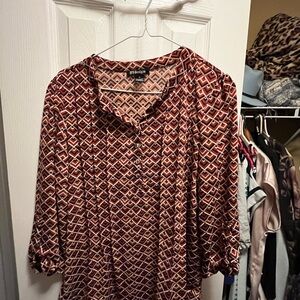 Vince Camuto Women's Geometric Blouse